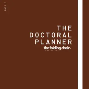 Dateless Doctoral Planner [Qualitative] - Digital